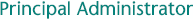 Principal Administrator