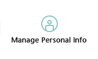 Manage Personal Info
