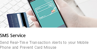 SMS Service-Send Real-Time Transaction Alerts to your Mobile Phone and Prevent Card Misuse