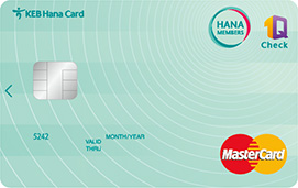 Hana members 1Q Check Card (Debit Card)